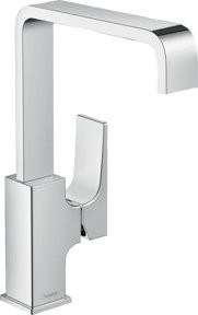 Hansgrohe Metropol 230 Waschtisch-Einhebelmischer in Chrom mit Schwenkauslauf und Pop-up-Abfluss - Bild 1
