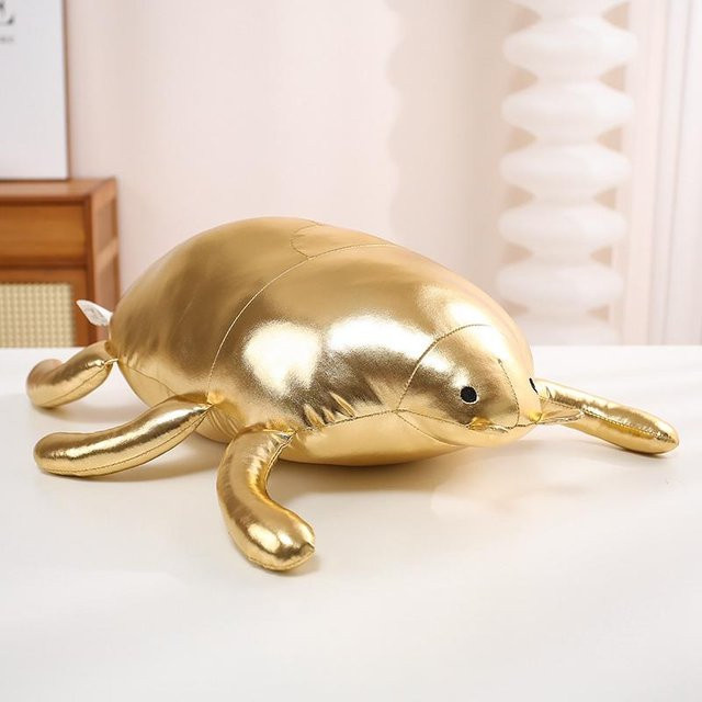 Yiran toy Grüner Goldener Marienkäfer, Plüschtier Kissen, Puppe - Bild 1