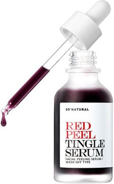 So’Natural Red Peel Tingle Serum, 35 ml, für unreine Haut - Bild 1