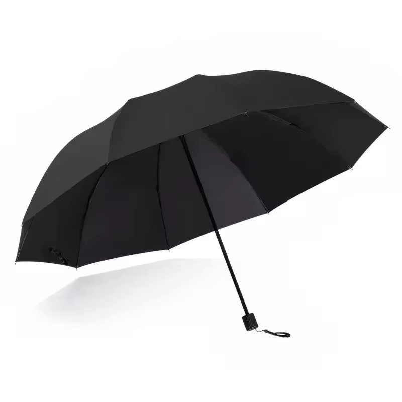 Robuster faltbarer Regenschirm von XMSJ in Blau oder Schwarz mit 130 cm Durchmesser - Bild 5