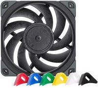Noctua NF-A12x25 PWM chromax.black.swap PC-Gehäuselüfter Schwarz B/H/T: 120 x 120 x 25 mm - Bild 1
