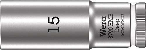 Wera Steckschlüsseleinsatz 15 mm in Silber mit 3/8 Zoll Antrieb - Bild 1