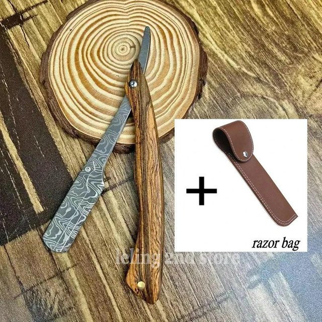 Binchi Health Electronics Rasierer mit Holzgriff, Herren - Bild 1
