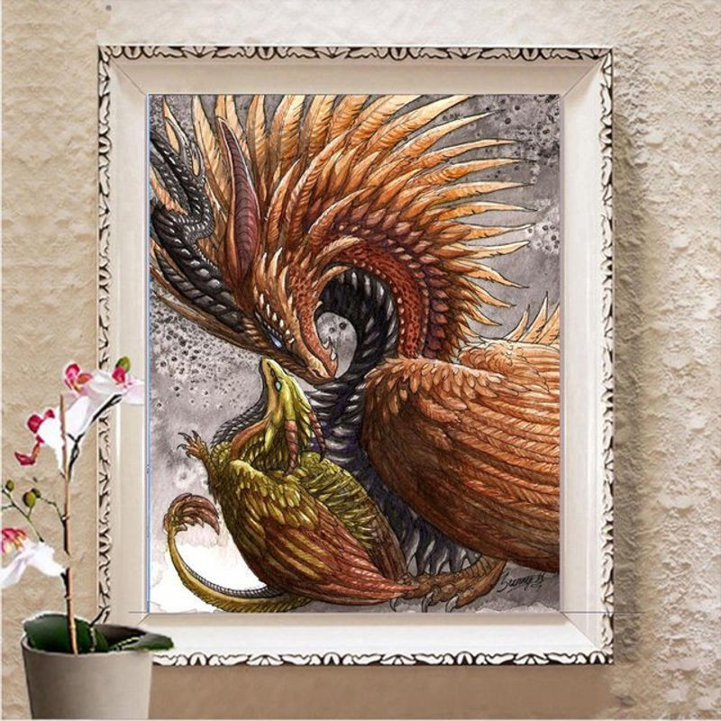 FIYO 5D DIY Diamond Painting Landschaft Wanddeko Mehrfarbig B/H: 20 x 30 cm - Bild 1