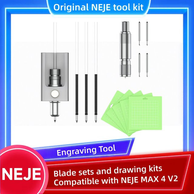 NEJE Multifunktions-Werkzeugsatz mit Klinge, Schneidematte, Zeichenstift und Stifthalter in Multicolor - Bild 1
