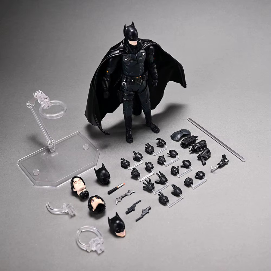Bandai Batman DC, MAFEX188, bewegliche Figur, Kunststoff, Schwarz - Bild 3