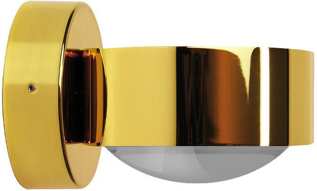 Top Light Puk Mini Wandleuchte in Gold und mattem Glas - Bild 1
