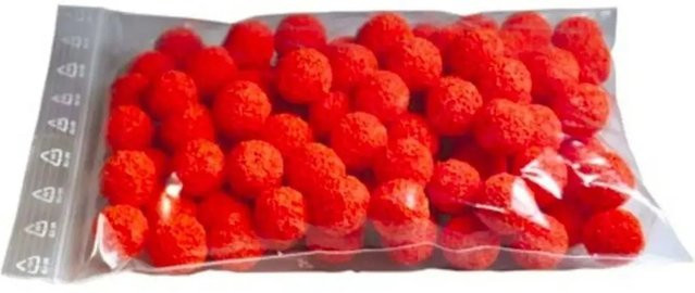 Ich-Zapfe Reinigungsschwämmchen für Bierleitungen, 100 rote Schwammgummikugeln, 10 mm - Bild 1