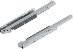 Blum LEGRABOX Korpusschiene mit TIP-ON Vollauszug, verzinkt, Farbe: Silber, Nutzbreite: 550 mm, Tragkraft: 40 kg - Bild 1