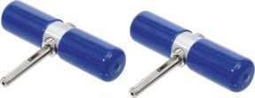 BGS Zuggriffe für Schneiddraht zum Ausglasen 6666 aus Aluminium in Blau, 2-teilig - Bild 1