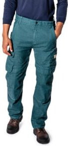 Stier Cargo Steel Pants Arbeitshose aus Baumwolle in Dunkelgrün mit Kniepolstertaschen und Holstertaschen, Größe 34/32 - Bild 1