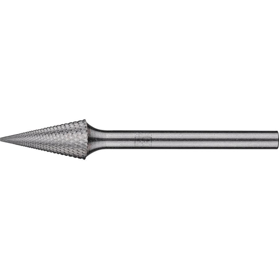 PFERD TOOLS Hartmetall Hochleistungsfrässtift MICRO Spitzkegel SKM in Silber, Durchmesser: 6 mm, Länge: 13 mm, Schaft-Durchmesser: 3 mm - Bild 1
