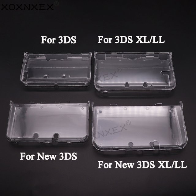 XOXNXEX Hartschalen-Schutzhülle aus Kunststoff für Nintendo 3DS XL, New 3DS XL, LL, 2DS und NDSi in Transparent - Bild 1