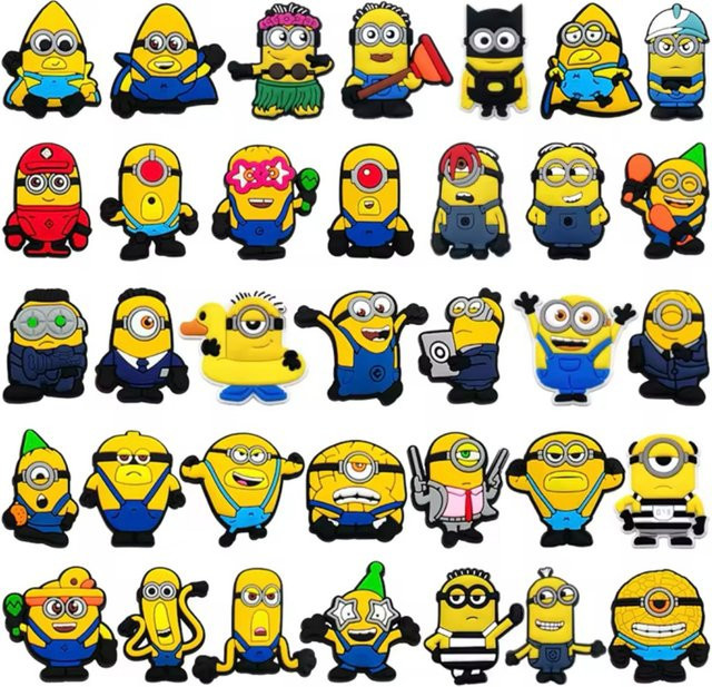 Potdemiel Schuhanhänger Minion Cartoon, Unisex - Bild 1