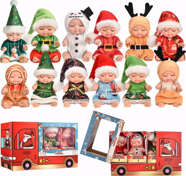 FECDITIVE Prinzessin Reborn Puppe, 12-teiliges Set, mit Kleidung Zubehör - Bild 1