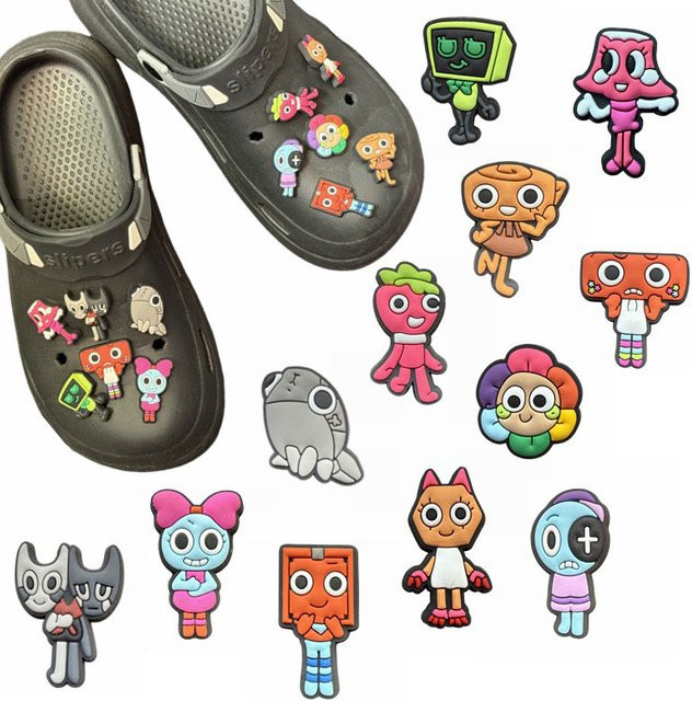 Bandai Schuh-Charms, 12 Stück, PVC, verschiedene Stile - Bild 1