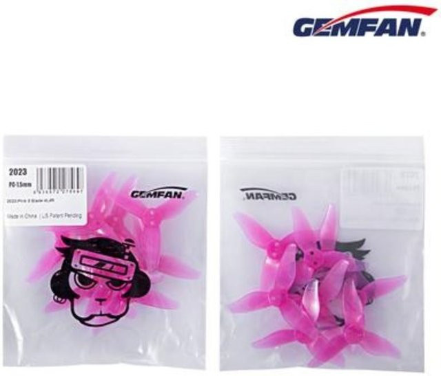 Gemfan Hurricane Propeller, 4 Paar, 3-Blatt, 2x2.3x3 - Bild 1
