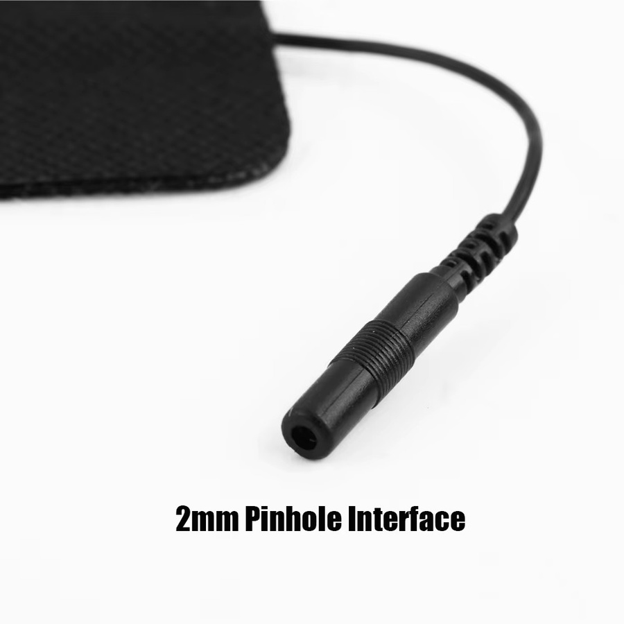 SALORIE TENS EMS Elektrischer Muskelstimulator Ersatzpflaster Selbstklebende Elektrodenpads in Schwarz für Akupunktur und Physiotherapie - Bild 3