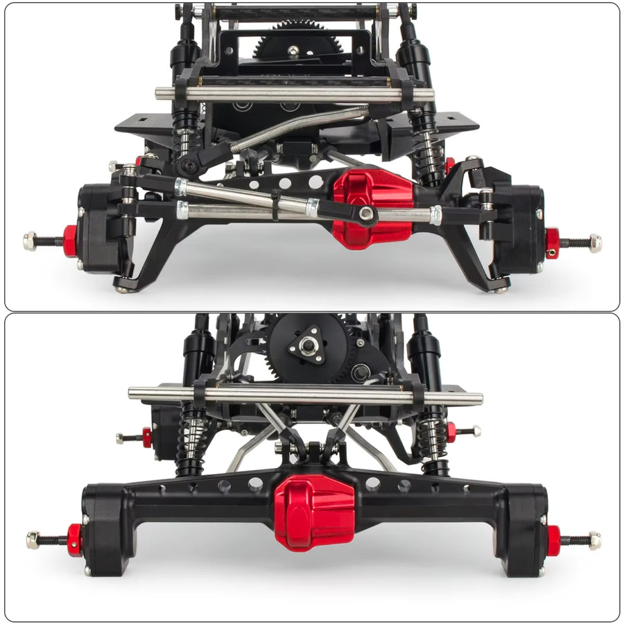 MALOM RC LCG Chassis Kit Kohlefaser-Rahmenschiene, 1:10, Zubehör - Bild 4