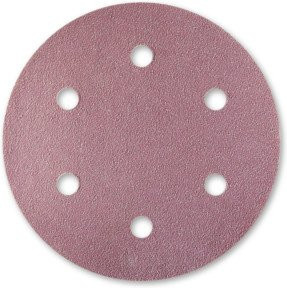 Sia Schleifscheibe mit Loch 1950 siaspeed, 6-Loch, Korn 150, Farbe Pink - Bild 1