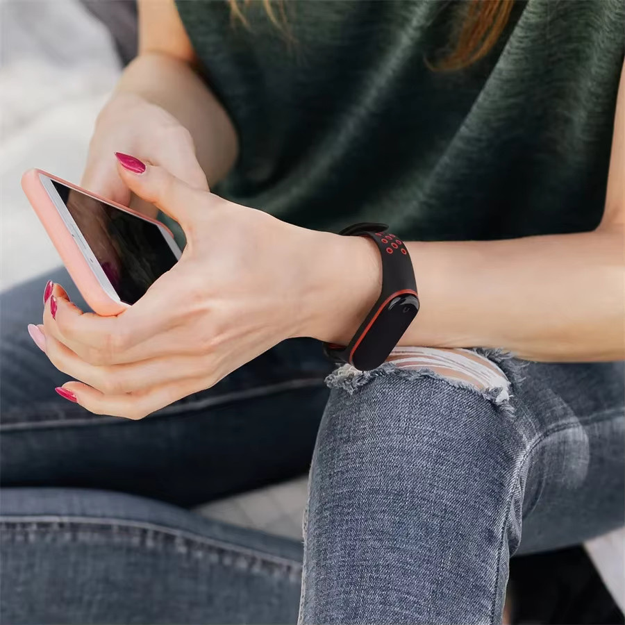 Uhrenarmband Silikon, Xiaomi Mi Band 7, Unisex - Bild 6