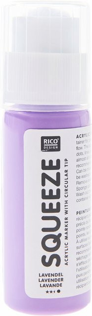 Rico Design Squeeze Acrylic Marker Acrylfarbe in Lavendel, 60 ml - Bild 1