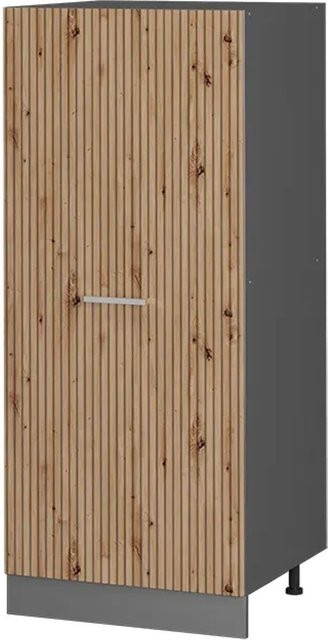 Vicco R-Line Küchenhochschrank Küchenkommode Artisan-Eiche und Anthrazit, B/T/H: 60 x 57,2 x 143 cm - Bild 1