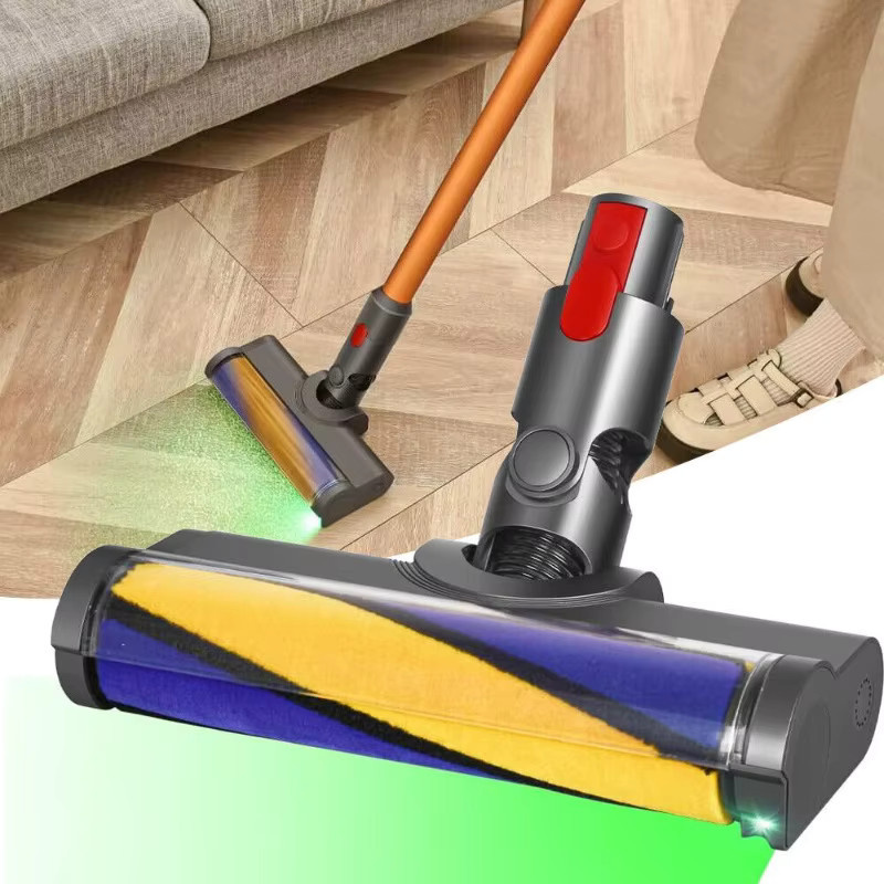Dyson LED Soft Roller Bodenbürsten Ersatzkopf für kabellose Staubsauger V7 V8 V10 V11 V15 zur Reinigung von Hartböden - Bild 2