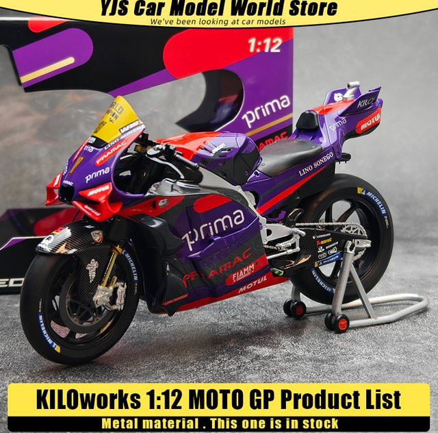 KILOworks Prima Pramac Racing GP23 GP24 Motorradmodell, Metall, 1:12 - Bild 1