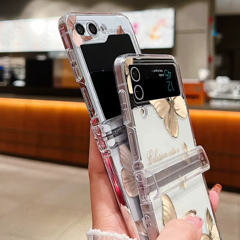 Schutzhülle mit Schmetterlingsmuster für Samsung Galaxy Z Flip 8 und Galaxy Z Flip 6 aus hartem PC - Bild 4
