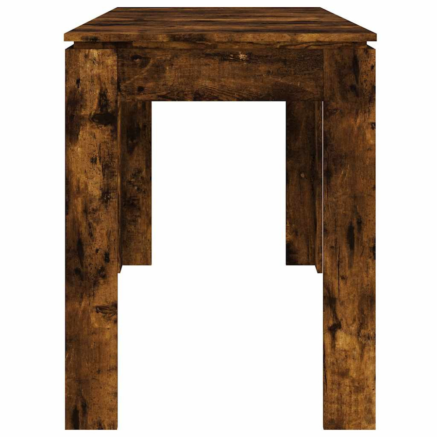 vidaXL Esstisch aus Holzwerkstoff in Räuchereiche, Braun, B/T/H: 120 x 60 x 76 cm - Bild 4