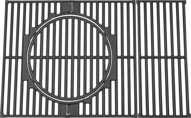 Jamestown Modularer Grillrost aus Gusseisen für Gasgrill Kane 4-Brenner, Schwarz - Bild 1