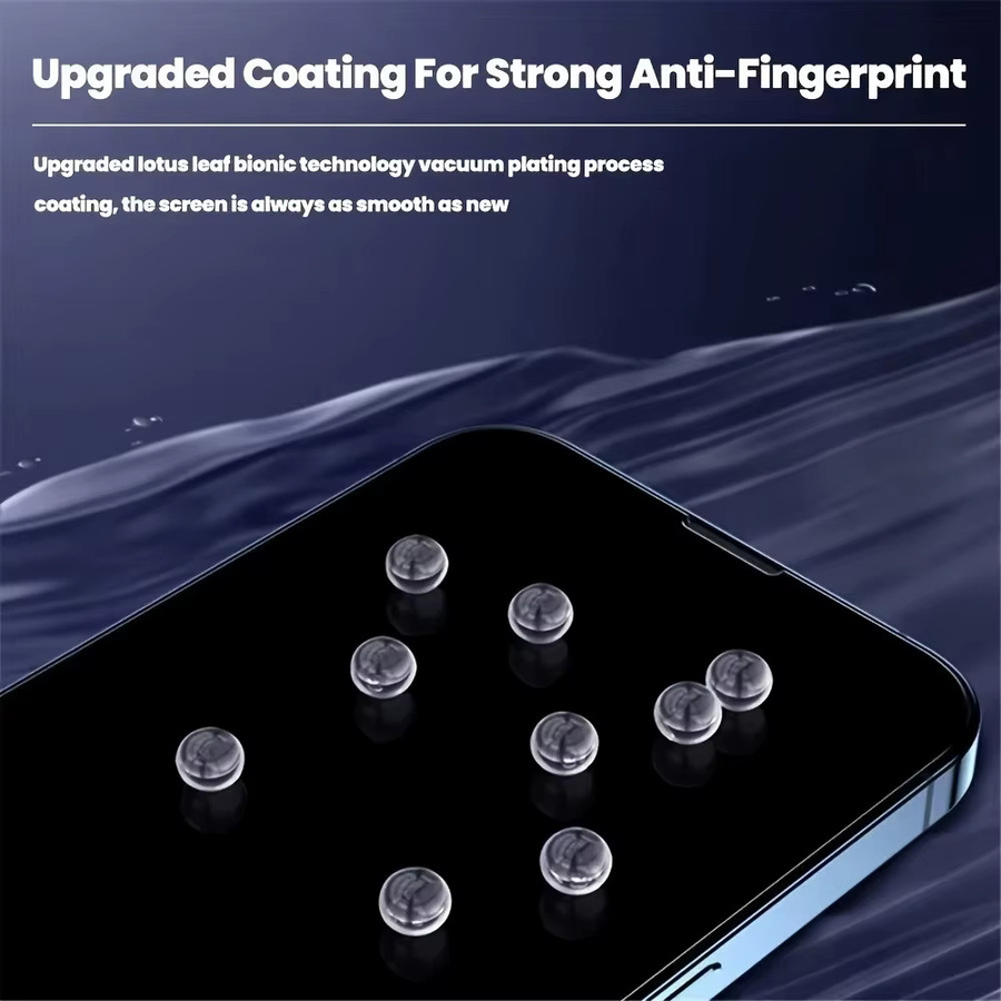 Caynes Anti-Spy Hydrogel Display Schutzfolie für iPhone 16 15 14 13 12 Pro Max XR Plus XS X in Transparent - Bild 3
