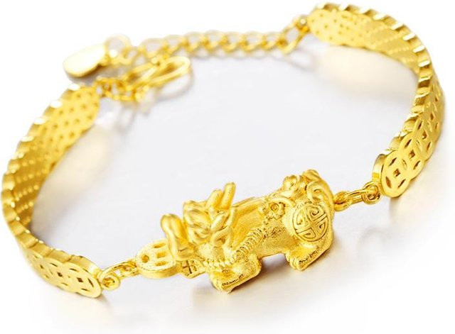 Armband Messing vergoldet, Sandgold, Damen - Bild 1