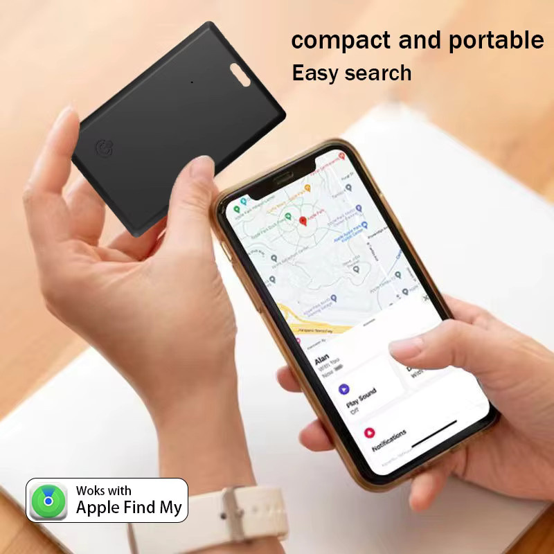 wesolvet Smart Tag Bluetooth Wallet Tracker für Apple Find My App in Blau oder Schwarz - Bild 3