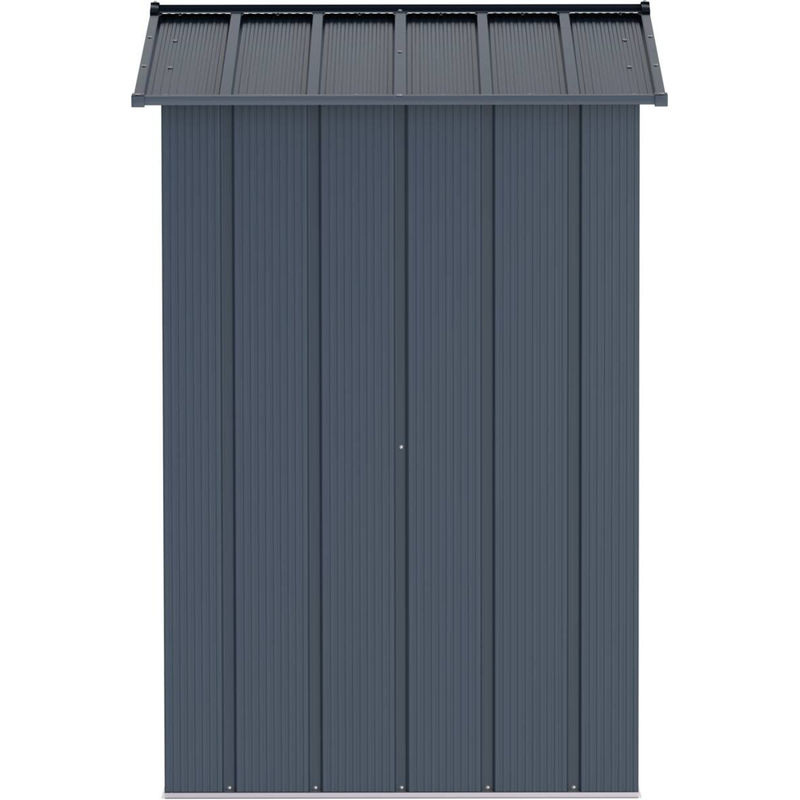 Duramax Metall-Gerätehaus in Anthrazit mit Schiebetüren, B/T/H: 202 x 113 x 181 cm - Bild 3