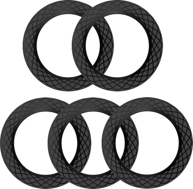 QGhappy Magnetische Halterfolie für MagSafe, Ultradünne Magnetplatten für iPhone und Samsung, Farbe: Weiß - Bild 1