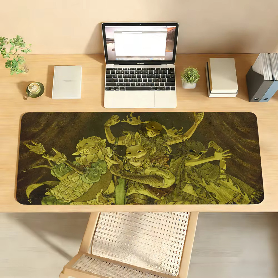 Singer Yaelokre Origins Mauspad in Multicolour, rutschfeste Gamer-Computermatte für Schreibtisch und Laptop - Bild 3