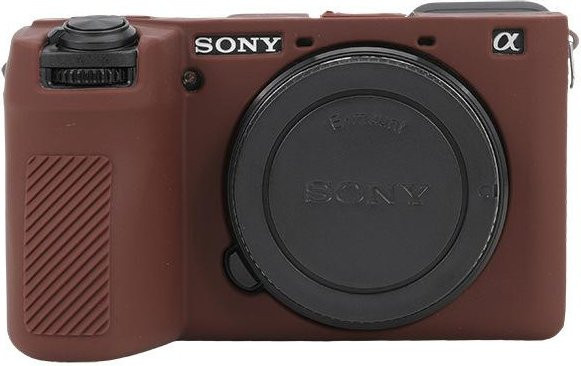 Silikonhülle für Sony A6700 Kamera in Kaffeebraun mit Anti-Fall-Funktion - Bild 1