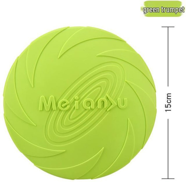 Meianju Hundefrisbee, Outdoor-Spielzeug, Grün - Bild 1