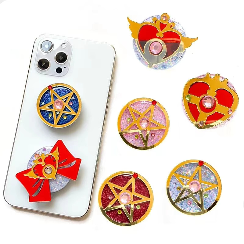 Sailor Moon Anime Fingerringhalter und Smartphone Grip für iPhone und Samsung in Multicolour - Bild 2