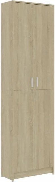 vidaXL Garderobenschrank Sonoma Eiche in Braun, B/T/H: 55 x 25 x 189 cm - Bild 1