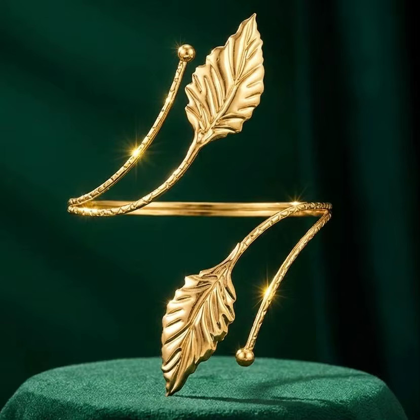 Rinhoo Armreif, Gold, Damen, Minimalistisch - Bild 5