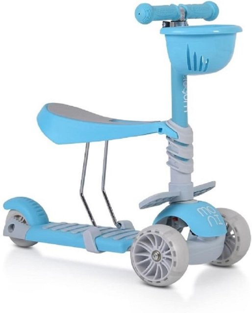 Moni Bubblegum Kinderroller 2 in 1 blau ab 3 Jahren - Bild 1