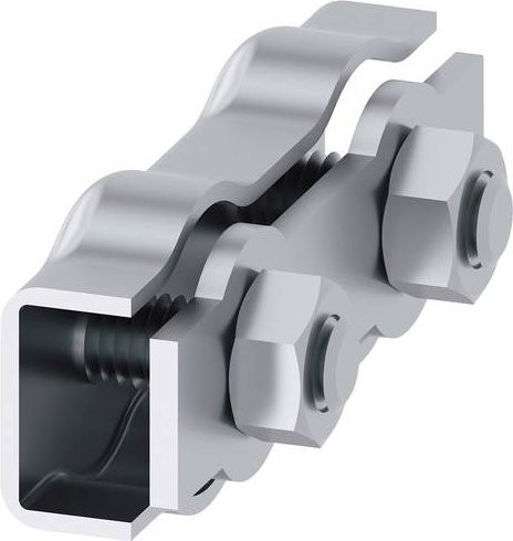 Siemens Seilklemme 3SE7944-1AC aus Edelstahl in Silber, 4 Stück - Bild 1