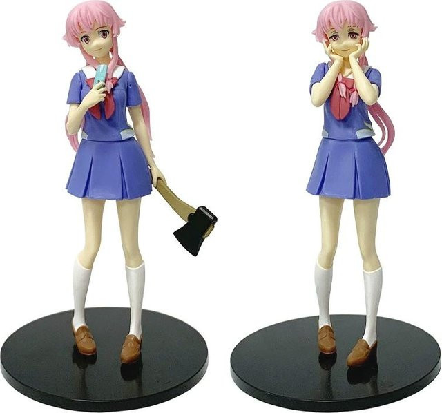 Discover Intime Gasai Yuno Actionfigur Future Diary Mirai Nikki Anime - Bild 1