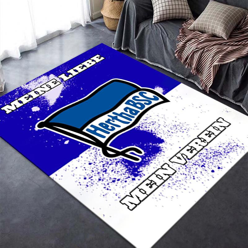 Hertha BSC Teppich On My Love Home rutschfest und waschbar, B/T: 100 x 150 cm - Bild 4