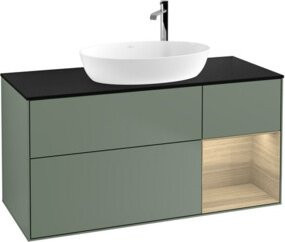 V&B Waschtischunterschrank Finion in Lackoptik, Breite: 120 cm, Tiefe: 50,1 cm, Höhe: 50,1 cm - Bild 1