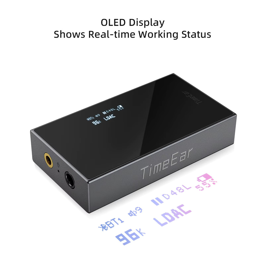 TimeEar BTE-9 Bluetooth DAC-Verstärker CS43198 HiFi-Audio-DAP USB-Kopfhörerverstärker und Konverter-Dongle in Blau - Bild 3