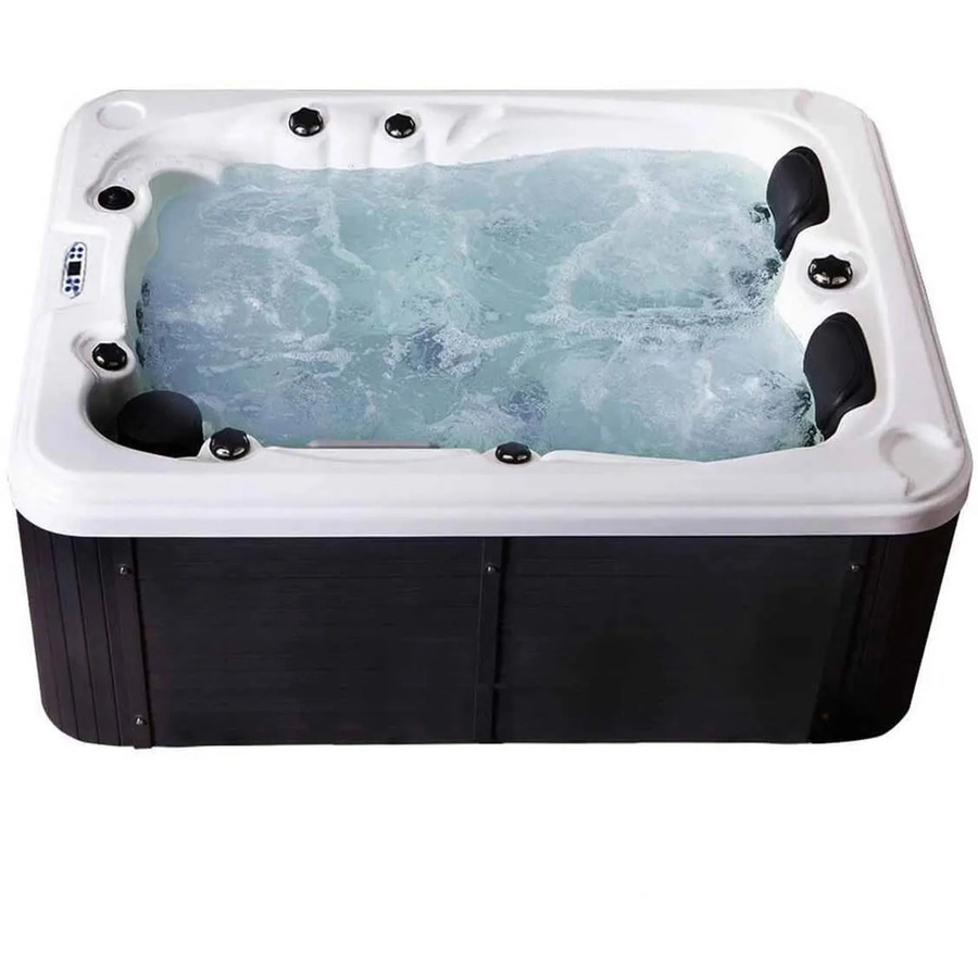 Home Deluxe Outdoor Whirlpool Beach Pure in Dunkelgrau-Weiß B/T/H: 210 x 155 x 83 cm - Bild 2